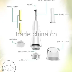 Fast and Deep Skin Cleaning Waterproof Electric Facial Brush,facial Cleaner -JTLH-1501 thumbnail-2