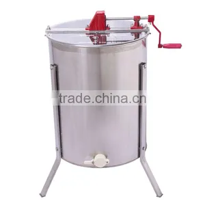 Durable 4 Frames Stainless Steel Honey Extractor by Manual thumbnail-1