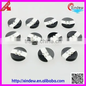 Black Striped Shirt Button for Men Wholesale thumbnail-2