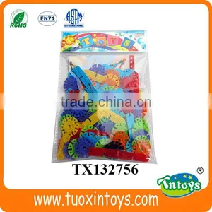 Plastic Snowflake DIY Building Blocks Toys New Creative Puzzle Toys for Kids thumbnail-6