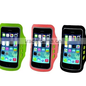 Waterproof Mobile Phone Neoprene Armband for Running Lycra Armband LED Armband Case With Key Holder thumbnail-4