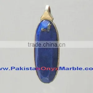 STERLING SILVER PENDANTS LAPIS LAZULI JEWELRY thumbnail-6