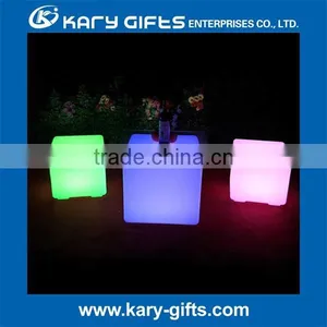 Cube Lighting Seat Cube Stools Led Furniture Cube Table thumbnail-1