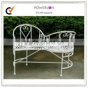 Powerlon Romantic Wrought Irons Lover's Benches thumbnail-1