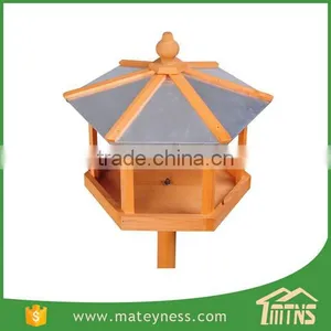 Bird Wooden Feeding Station and Wooden Bird House thumbnail-4