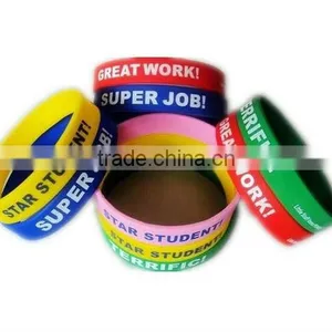 HOT Sale !!! Most Special and Lovely Printed Silicone Bracelet thumbnail-1