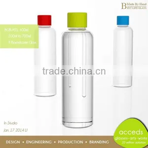 Stylish Pyrex Glass Superior Quality Unique Gym Water Bottle thumbnail-5