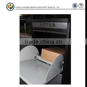 Outdoor Anti-theft Waterproof Galvanized Steel Household Mailbox Parcel Mailbox thumbnail-3