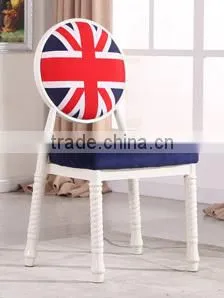 Quality European Antique Metal Dining Chair QL-T852 thumbnail-1