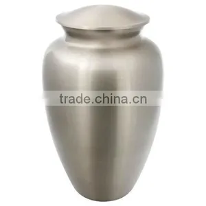 Classic Pewter Cremation Urn thumbnail-1