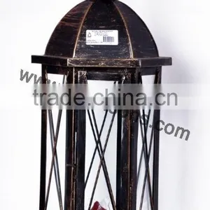 Metal Top Antique Little House Decorative Garden Lantern thumbnail-1