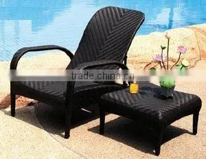Synthetuc Sunbed Chair, Plastic Outdoor Set thumbnail-1