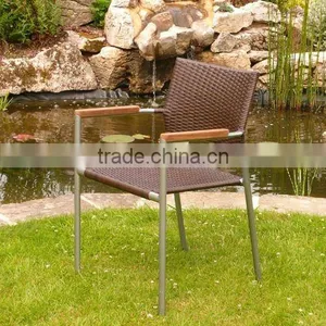 Simple Design Outoor Rattan Garden Arm Chair thumbnail-1