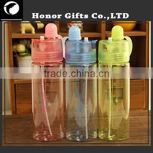 2016 New Design Multifunctional Water Spray Plastic Drinking Water Bottle thumbnail-6