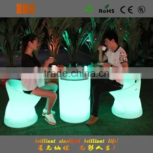 Modern PE Plastic Led Cocktail Bar Table Party Decorations Led Table thumbnail-1