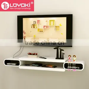2016 New DIY Assembly Wall Mount TV Console Wall Floating Shelf for Home Decor TV Console thumbnail-1
