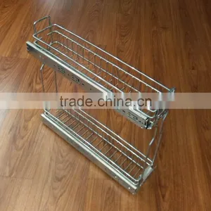 Kitchen Cabinet Drawer Kitchen Pull Out Basket Organizer thumbnail-1