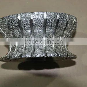 High Quality Vacuum Brazed Diamond Polishing Wheel for Large Stone thumbnail-1