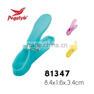 Business Gift Custom Printed Multifunctional Plastic Clothes Peg thumbnail-1