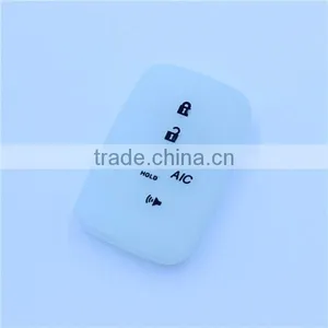 Silicone Car Key Covers, Remote Key Case for Toyota 5 Buttons With A/C Buttons thumbnail-4