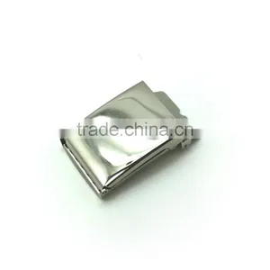 Hot Sale High Quality Belt Buckle, 1-1/2" Flip Top Garment Cloth Metal Stamping Steel Military Buckle Nickel Plate, Witth Tip thumbnail-2