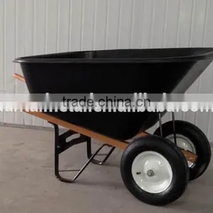 Agricultural Equipment Drump Plastic Tray Wheel Barrow WH9600 thumbnail-1