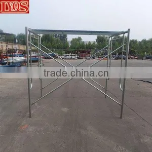 Factory Prices Mason Plateform Walk Thru H Frame Scaffolding Steel Frame thumbnail-1