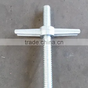 Construction Scaffolding Adjustable Pipe Screw Jack Base thumbnail-1