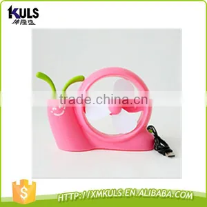 220v Usb Battery Snail Small Fan Lovely Mini Plastic Fan thumbnail-4