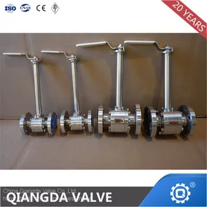 Криогенная шаровая вентиль с опорным цапфой и металлическим седлом для высоких температур thumbnail-2