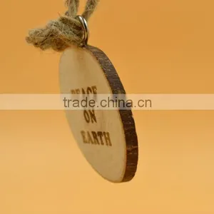 2015 New Design Die Cut Christmas Wood Key Chain thumbnail-5