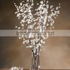 Wedding Favors Artificial Cherry Blossom Potted Plant for Wedding Table Flower Centerpiece thumbnail-1
