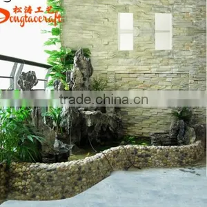 Latest Design Outdoor Fiberglass Rock Waterfall Pool Artificial Rock Waterfall Landscaping thumbnail-4