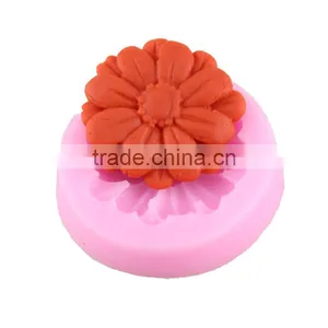 DIY Silicone Molded Flower Cake Baking Cake Decorative Arts Tool Mold Tool Tools Like Chrysanthemum 1688 Agent thumbnail-1