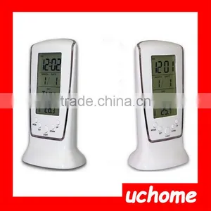 UCHOME 3 in 1 Light Calendar Thermometer Grandfather Clock With Birthday Reminding thumbnail-5