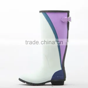 Beautiful Design Rubber Rain Boots, Rubber Gumboots for Woman thumbnail-1