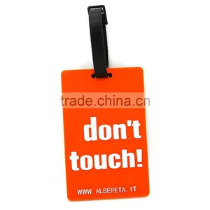 Made in China Luggage Tag, Custom Luggage Travel Bags Tag Colorful Pvc Luggage Tag thumbnail-3