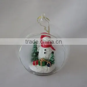 Crystal Balls Dollarma One Dollar Cheapest XMS Christamas Bear Deer Santa SnowFlake Glass 156044-15049 thumbnail-4