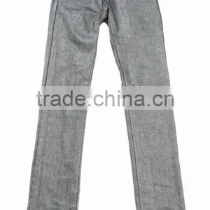 Newest Fashion Denim Jeans Design Capris Dark Color Slim Fit Latest Jeans Pants Girls thumbnail-2
