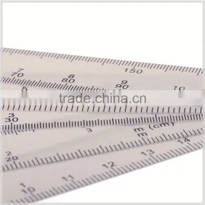 Kearing Brand Promotional Plastic Fine Shaped Scale Ruler ( 5pcs as 1 Set ) With Metal Rivet # 8500-5 thumbnail-5