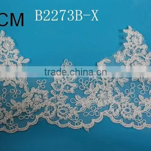 High Quality Guipure Lace Trim Cheap 100% Cotton Embroidery Lace Trim for Dress thumbnail-6