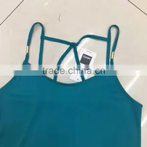 China Stocklots Ladies Summer Sleeveless Bulk Tank Top thumbnail-3