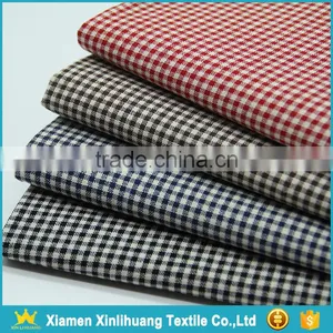 Fashion Uniform Material Yarn Dyed 100% Cotton Check Shirt Fabric thumbnail-2