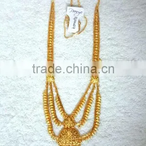 Fancy Micro Gold Plated Necklace and Pendant Sets thumbnail-5