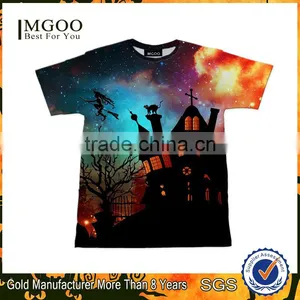 2016 MGOO Custom Digital Printing Clothes Halloween Christmas Design T-shirt Sublimation Printing Tshirt With Sexy Photo thumbnail-6