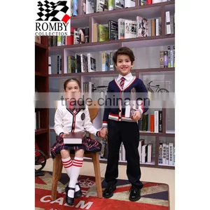 Spring School Uniform Design Wholesale Kids Clothing thumbnail-1