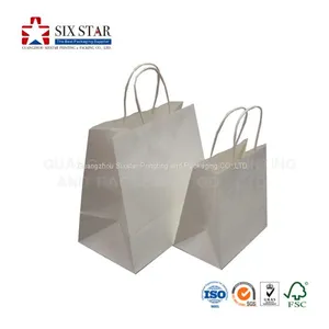 Top Quality Reusable Customized Design Printing Shopping Kraft Paper Bag thumbnail-1