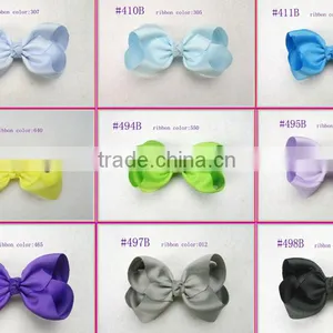 Boutique Hair Bows Girls Baby Alligator Clip Grosgrain Ribbon Headbands Popular Children Tire/hair Clip/hair Bowknot thumbnail-1