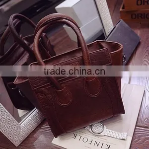 DY0124Z Europea Fashion Ladies Retro Big Handbag thumbnail-2
