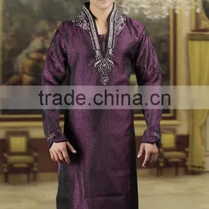 Designer Kurta Pyjamas thumbnail-5